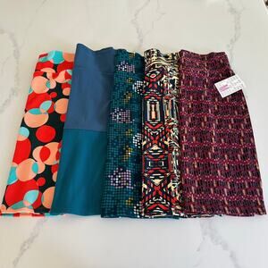 5 NWT LuLaRoe Skirts Size Medium